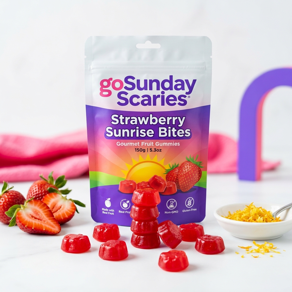 Strawberry Sunrise Bites